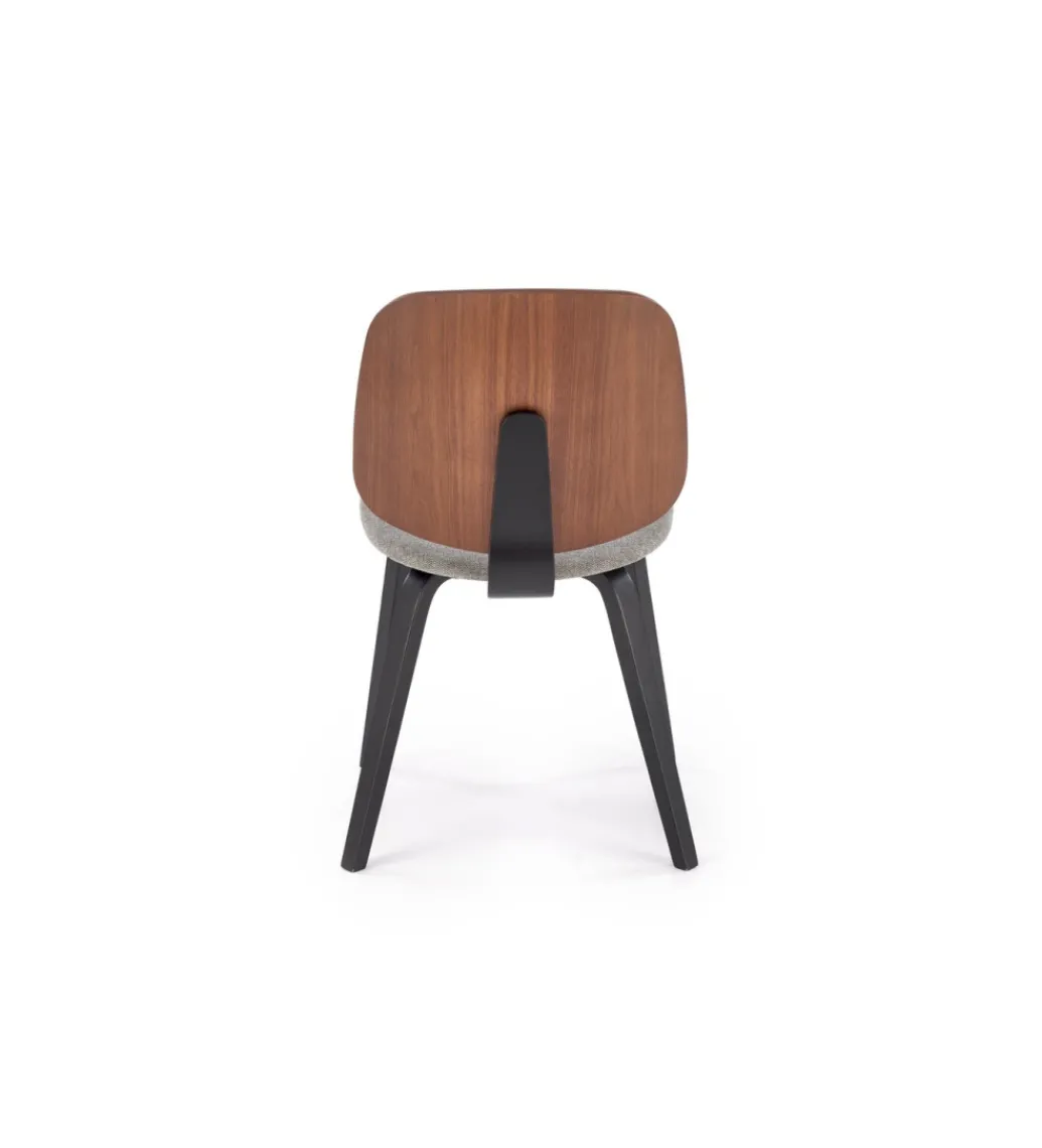 Krzesło K563 77 cm orzechowy popielaty czarny*Halmar New