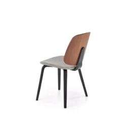 Krzesło K563 77 cm orzechowy popielaty czarny*Halmar New
