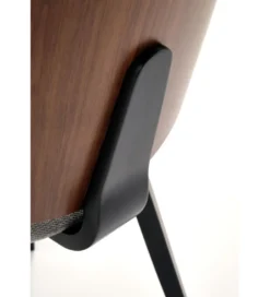 Krzesło K563 77 cm orzechowy popielaty czarny*Halmar New