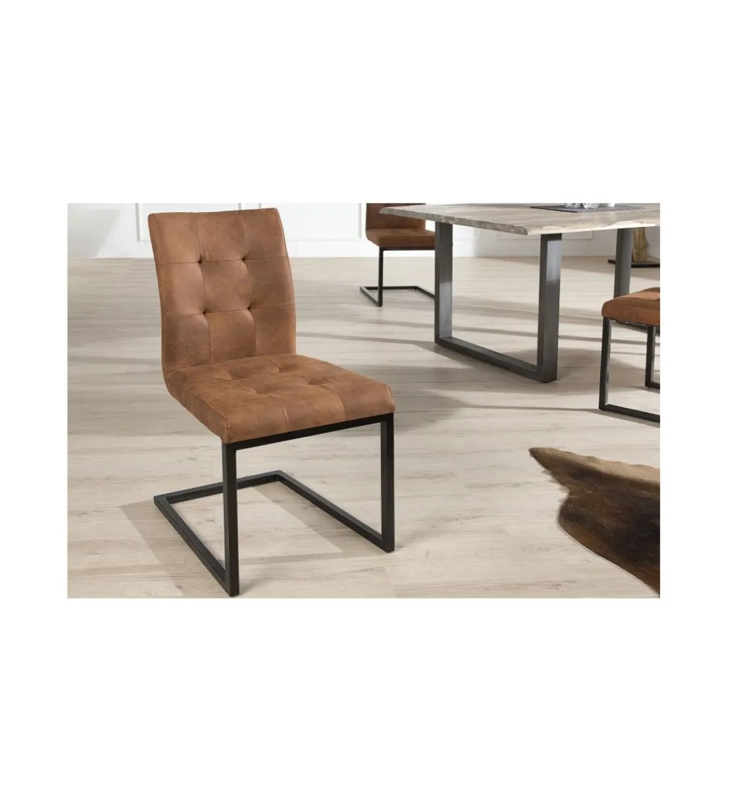 Krzesło Konsolowe Oxford brązowe*Invicta Interior Discount