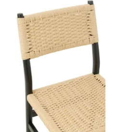 Krzesło LAP 87 cm drewno bukowe czarne*J-Line