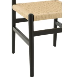 Krzesło LAP 87 cm drewno bukowe czarne*J-Line