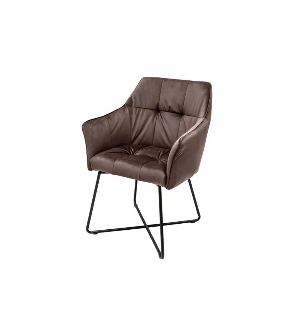 Krzesło Loft MONET brązowe*Invicta Interior Best