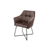 Krzesło Loft MONET brązowe*Invicta Interior New