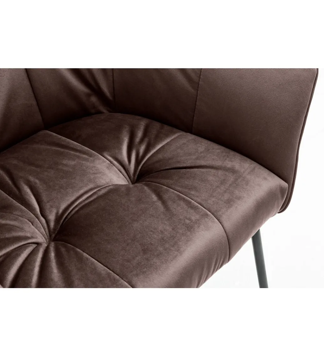 Krzesło Loft MONET brązowe*Invicta Interior New