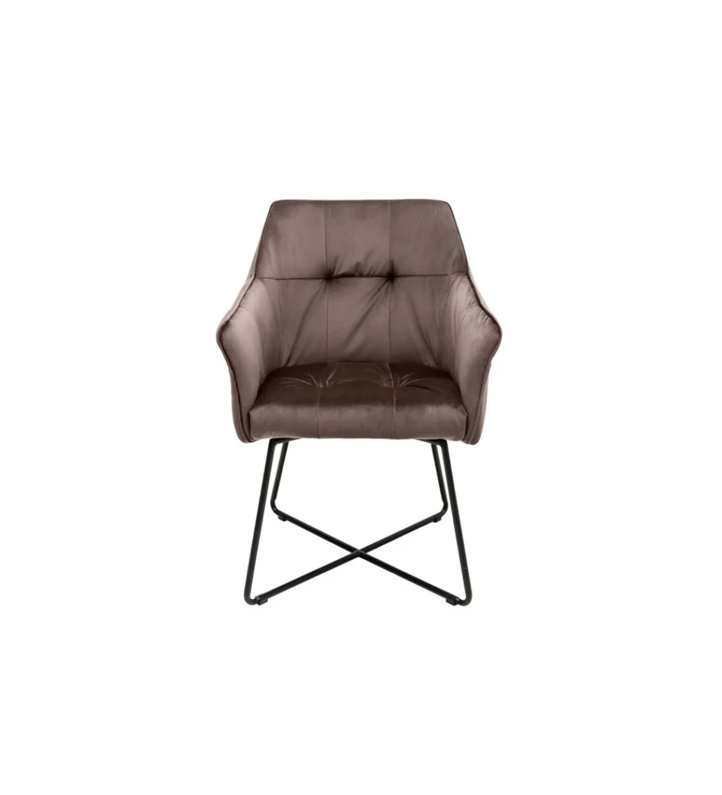 Krzesło Loft MONET brązowe*Invicta Interior New
