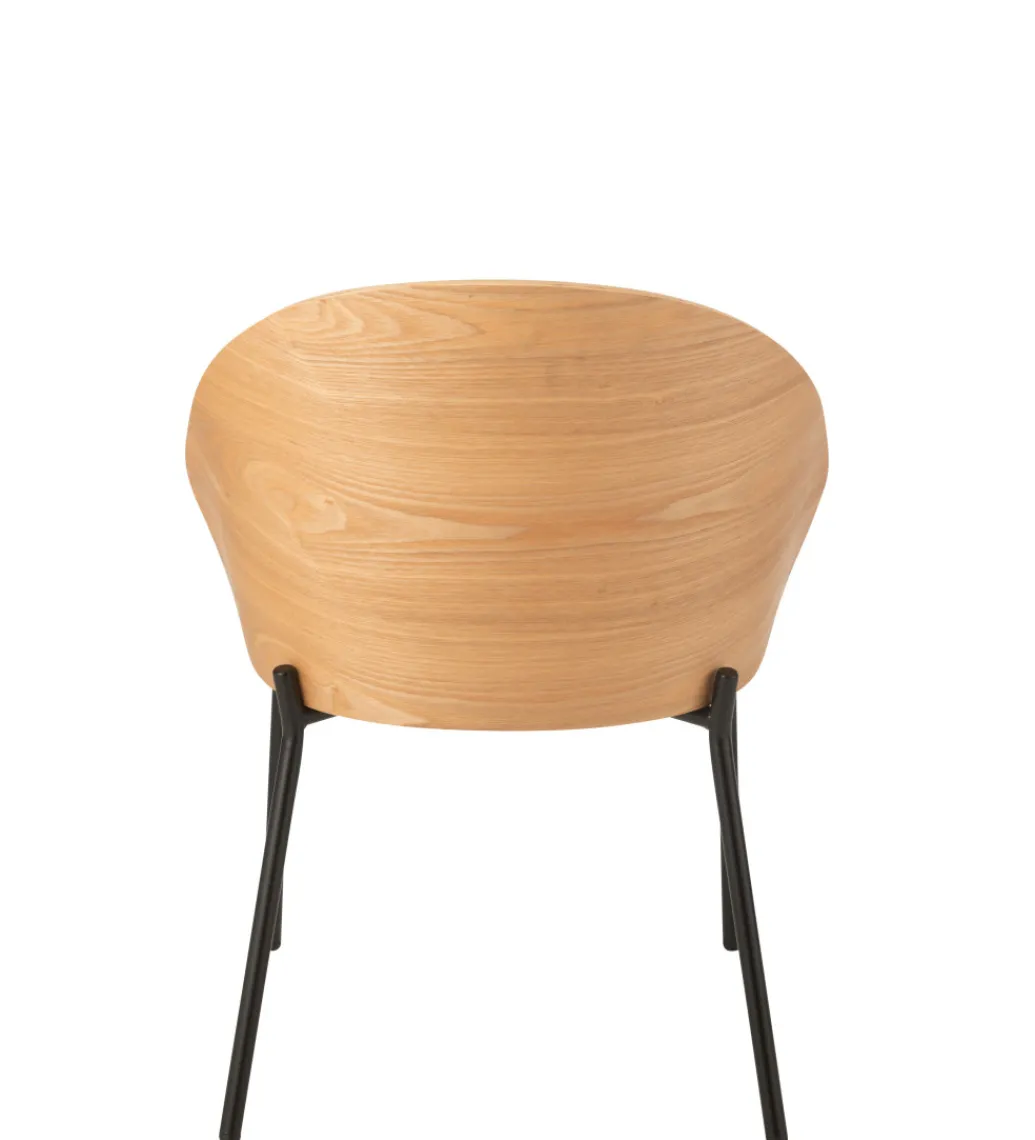 Krzesło LONEPLY 75 cm naturalne beżowe*J-Line Discount