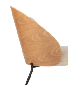 Krzesło LONEPLY 82 cm naturalne beżowe*J-Line Discount