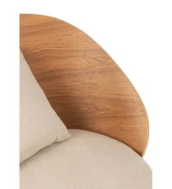 Krzesło LONEPLY 82 cm naturalne beżowe*J-Line Discount