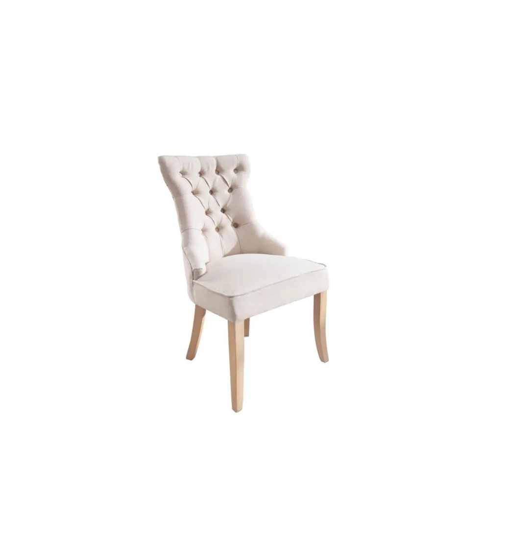 Krzesło LORENA beżowe*Invicta Interior Discount