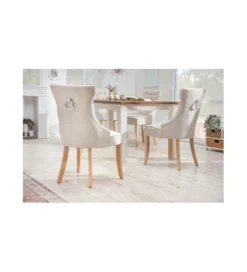 Krzesło LORENA beżowe*Invicta Interior Discount