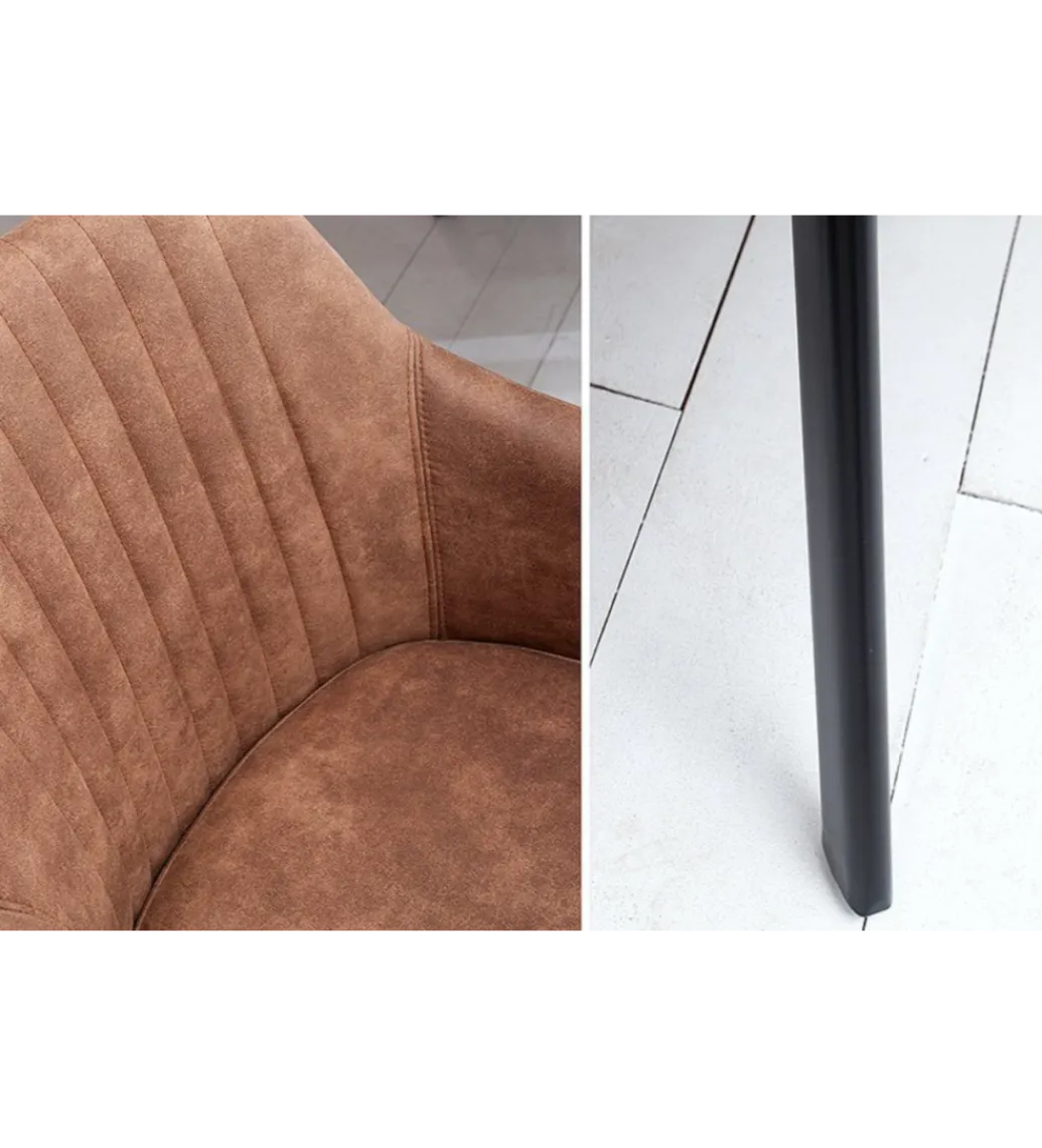 Krzesło Lucca antyczny brąz*Invicta Interior Outlet