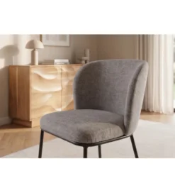 Krzesło LYON 75 cm szaro beżowe*Invicta Interior Hot