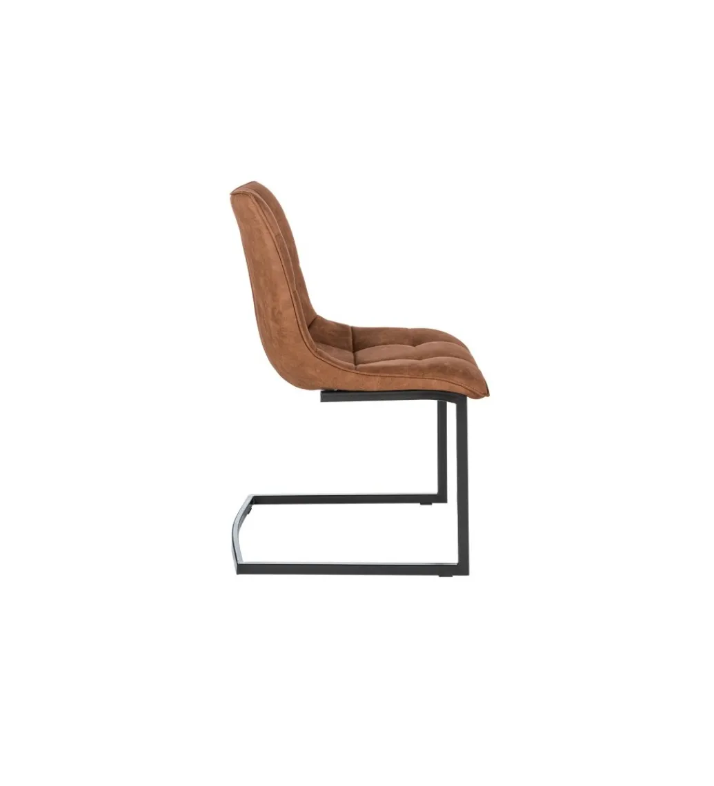 Krzesło MIAMI brązowe*Invicta Interior New