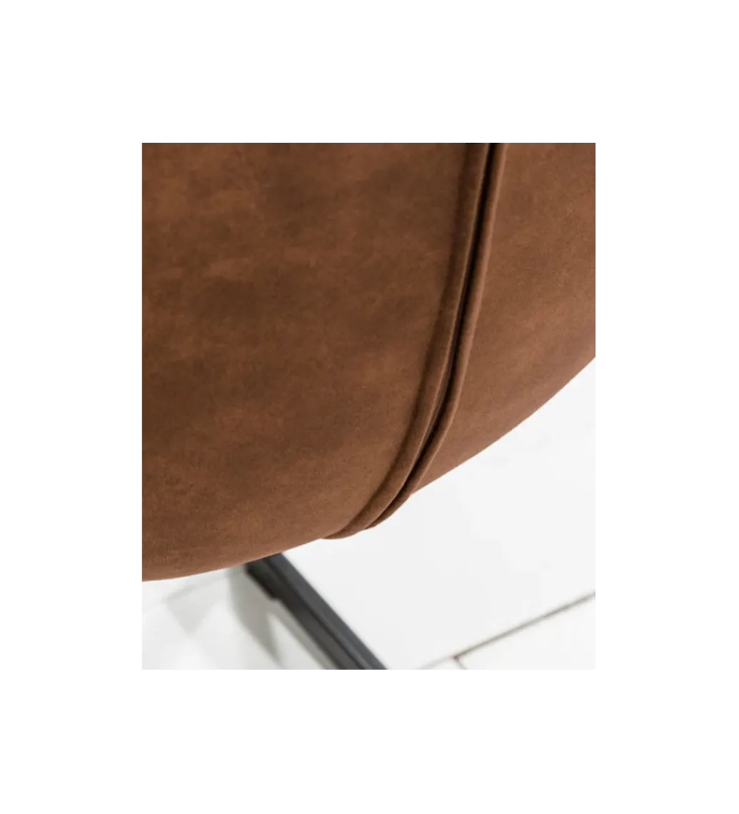 Krzesło MIAMI brązowe*Invicta Interior New