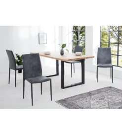 Krzesło Milano antyczne ciemnoszare ostatnia sztuka*Invicta Interior Outlet