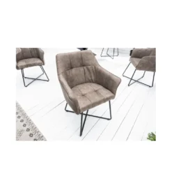 Krzesło MONET  antyczny taupe*Invicta Interior Best