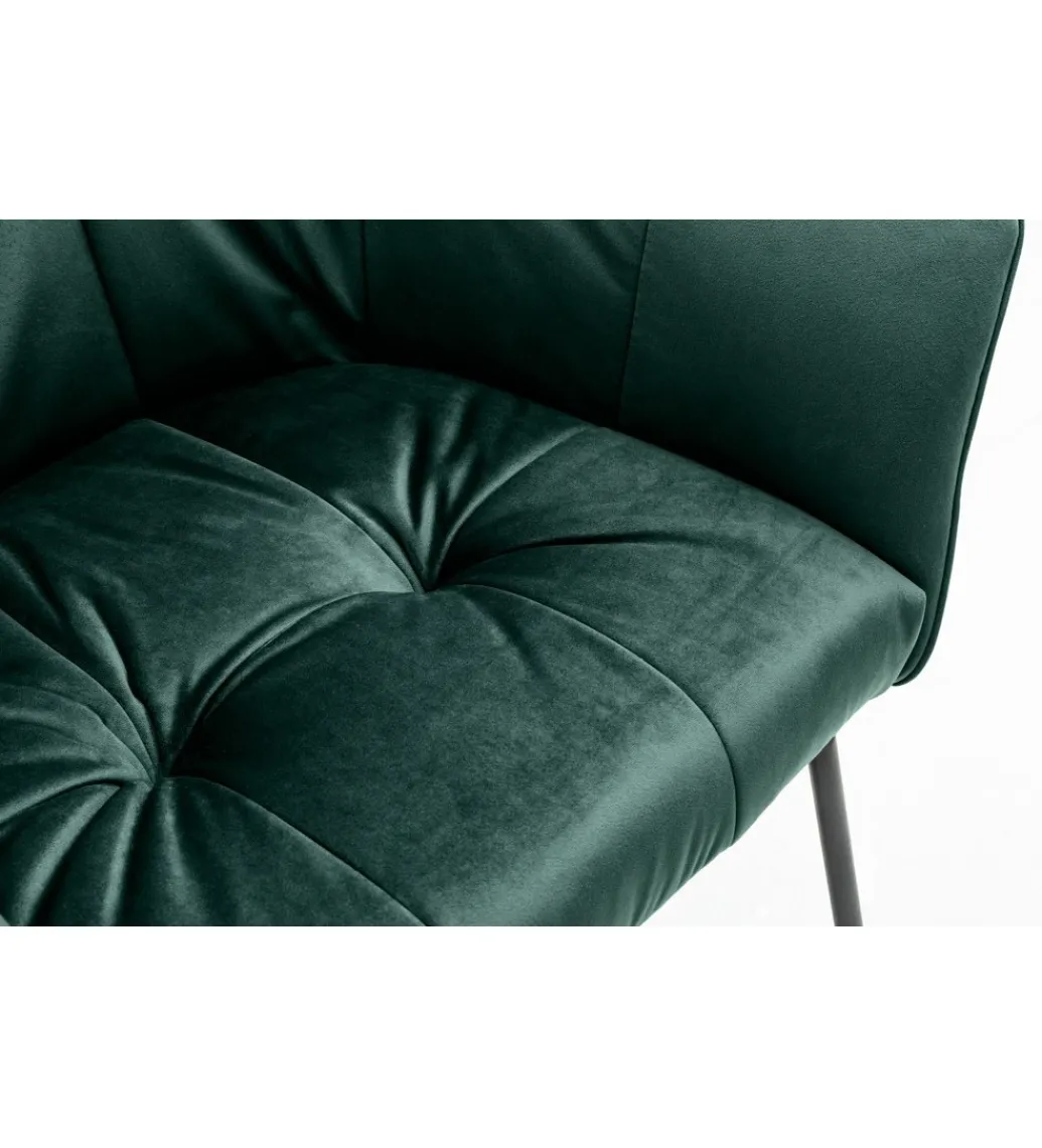 Krzesło MONET Loft Aksamitne aksamitna zieleń*Invicta Interior Discount