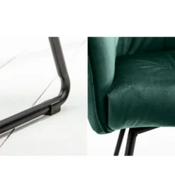 Krzesło MONET Loft Aksamitne aksamitna zieleń*Invicta Interior Discount