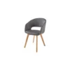 Krzesło Nordic Star szare*Invicta Interior Discount