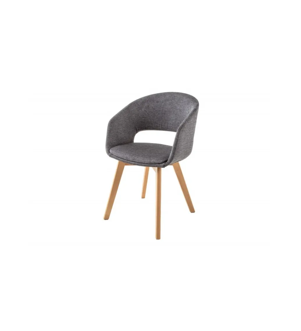 Krzesło Nordic Star szare*Invicta Interior Discount