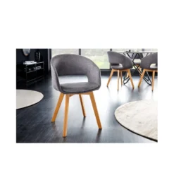 Krzesło Nordic Star szare*Invicta Interior Discount