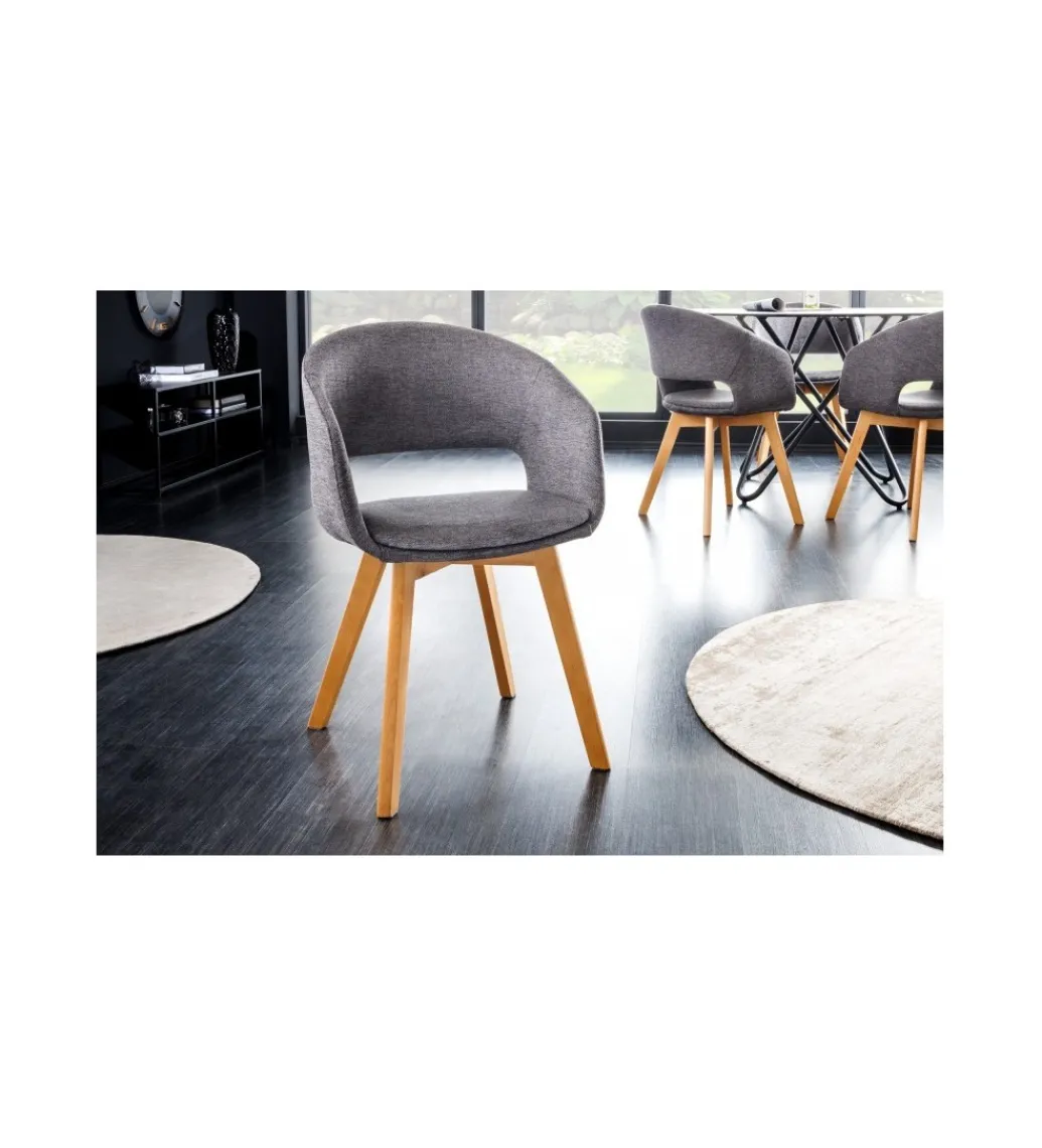 Krzesło Nordic Star szare*Invicta Interior Discount