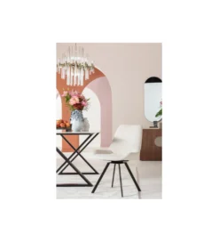 Krzesło obrotowe BARON 88 cm kremowe*KARE Online