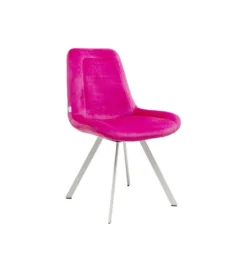 Krzesło obrotowe BARON 88 cm różowe*KARE