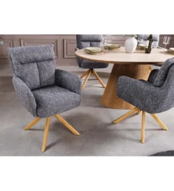Krzesło obrotowe BIG GEORGE szary*Invicta Interior Discount