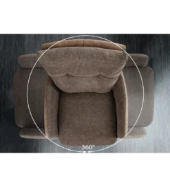 Krzesło obrotowe BIG GEORGE taupe*Invicta Interior Online