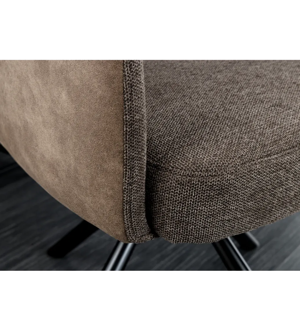 Krzesło obrotowe BIG GEORGE taupe*Invicta Interior Online