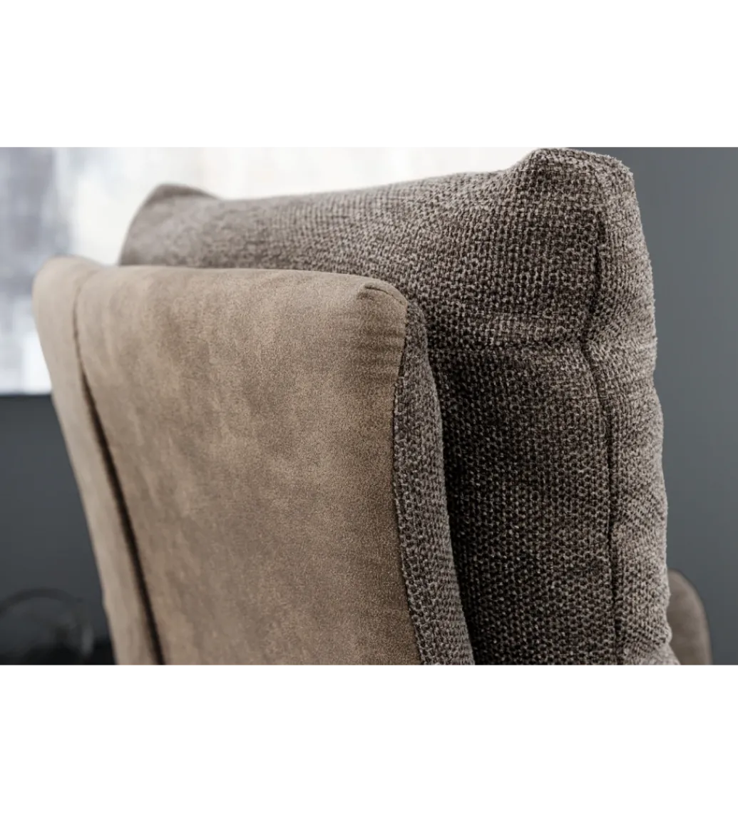 Krzesło obrotowe BIG GEORGE taupe*Invicta Interior Online