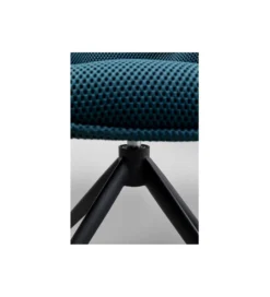 Krzesło obrotowe CARLITO MESH 82 cm niebieski*KARE Discount
