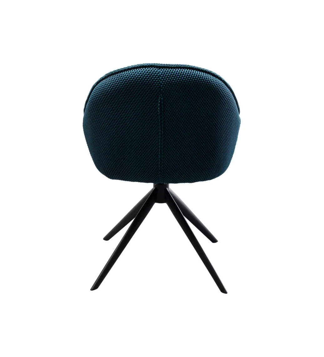 Krzesło obrotowe CARLITO MESH 82 cm niebieski*KARE Discount