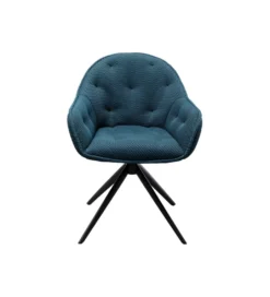 Krzesło obrotowe CARLITO MESH 82 cm niebieski*KARE Discount