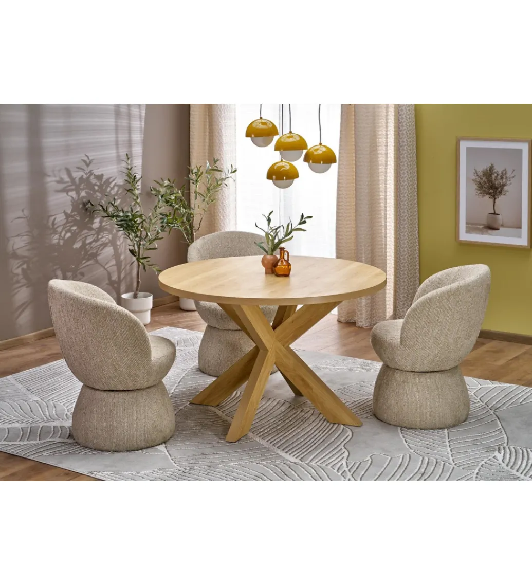 Krzesło obrotowe K581 82 cm beżowe*Halmar Clearance