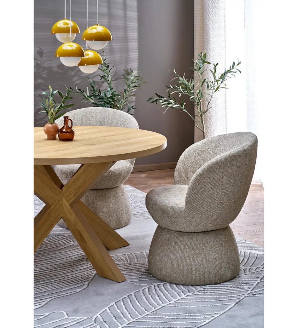Krzesło obrotowe K581 82 cm beżowe*Halmar Clearance