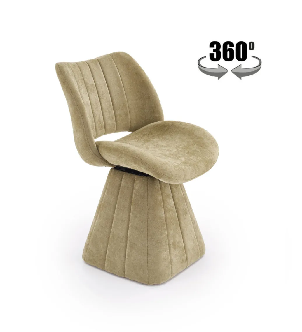 Krzesło obrotowe K613 87 cm oliwkowe*Halmar Outlet