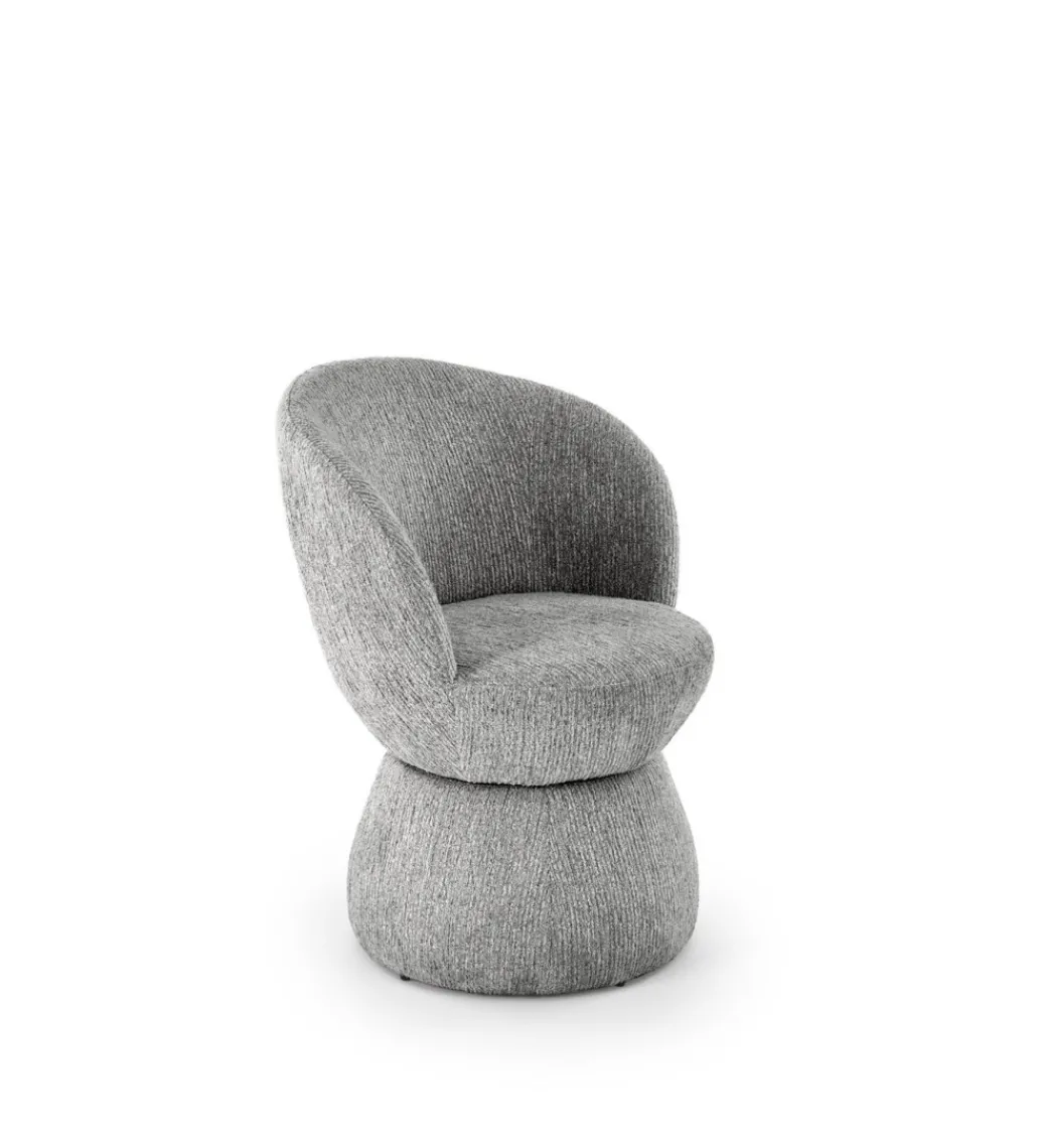 Krzesło obrotowe K581 82 cm popielate*Halmar New