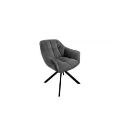 Krzesło obrotowe Luisa antracytowe*Invicta Interior Discount
