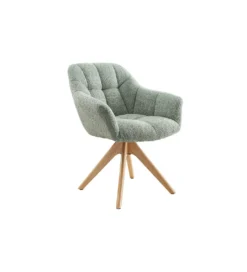 Krzesło obrotowe PAPILLON 83 cm 180 stopni zielone*Invicta Interior Sale