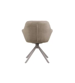 Krzesło obrotowe PAPILLON 83 cm 180 stopni beżowe szare*Invicta Interior Sale