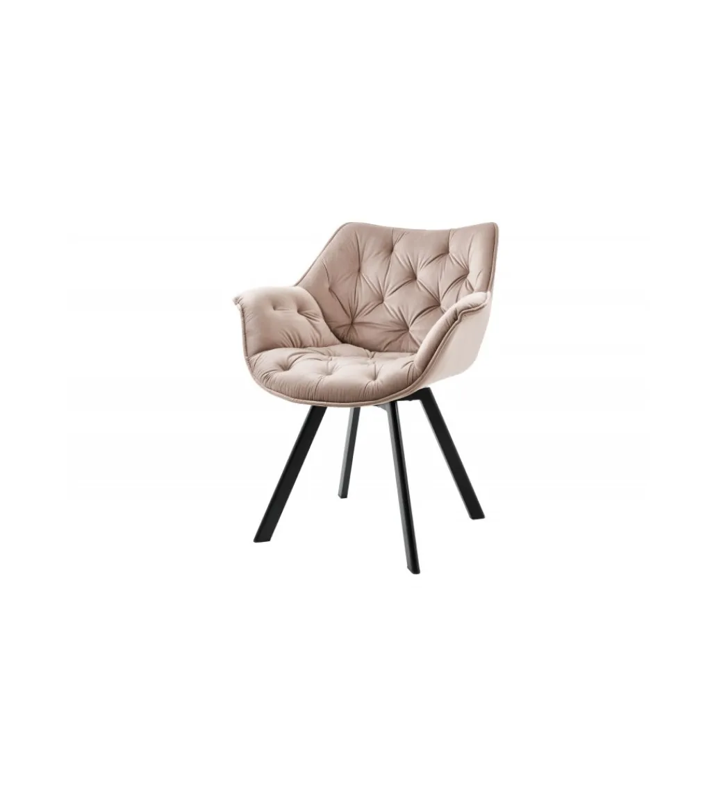 Krzesło obrotowe siedzisko 180 stopni The Dutch Comfort beżowe*Invicta Interior Best