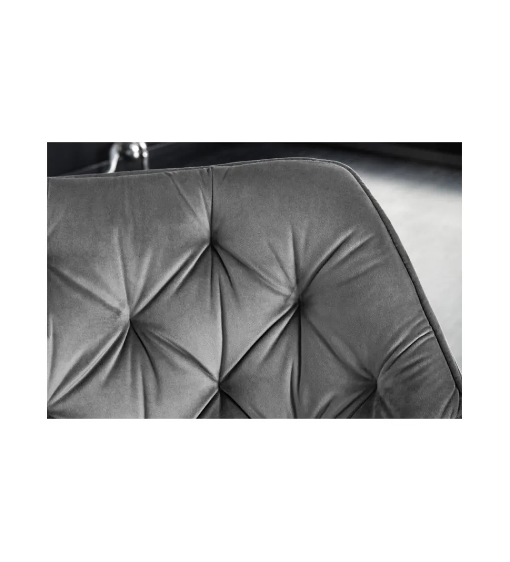 Krzesło obrotowe siedzisko 180 stopni The Dutch Comfort szare*Invicta Interior Online