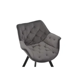 Krzesło obrotowe siedzisko 180 stopni The Dutch Comfort szare*Invicta Interior Online