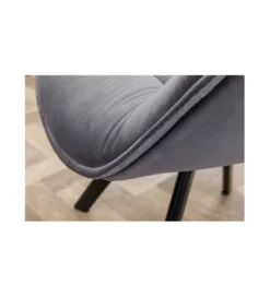 Krzesło obrotowe siedzisko 180 stopni The Dutch Comfort szare*Invicta Interior Outlet
