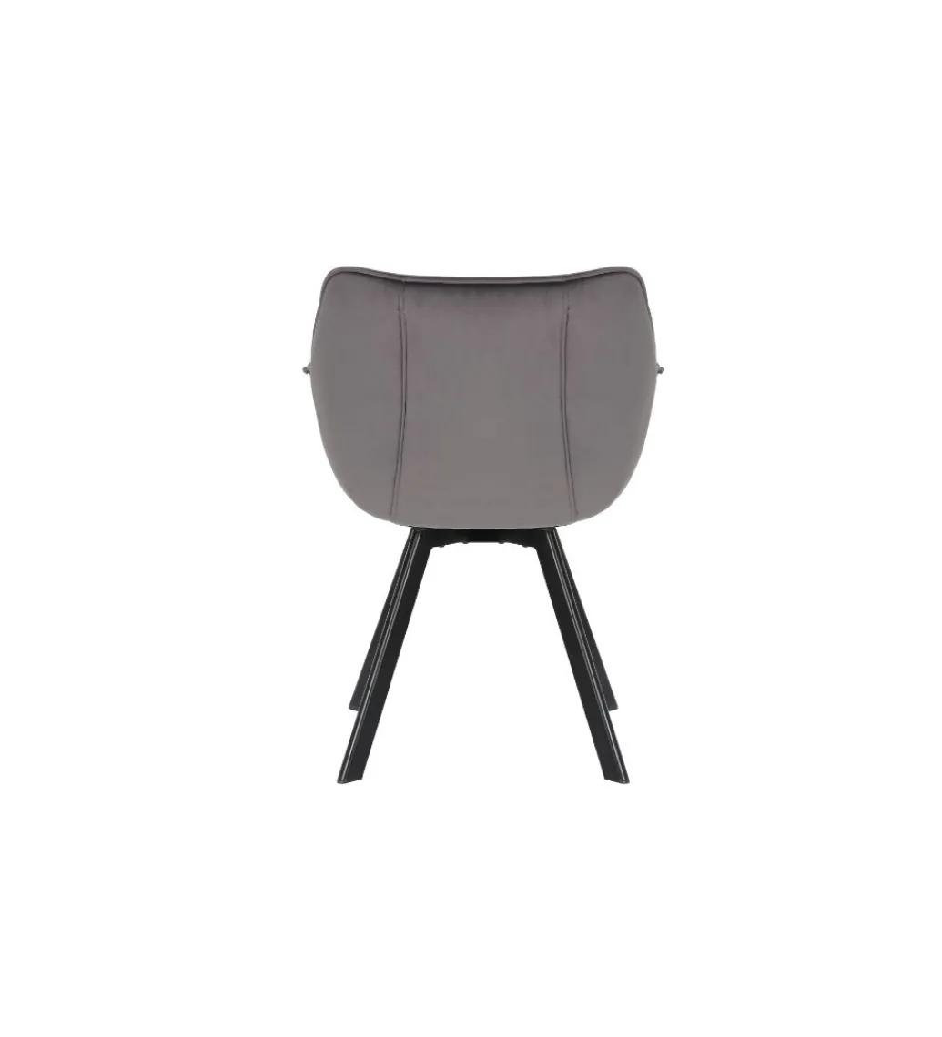 Krzesło obrotowe siedzisko 180 stopni The Dutch Comfort szare*Invicta Interior Outlet