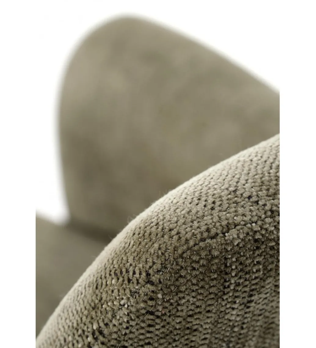 Krzesło obrotowe siedzisko 180 stopni PAOLA oliwkowe*Halmar Hot