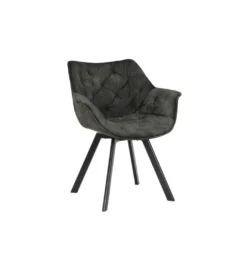 Krzesło obrotowe siedzisko 180 stopni The Dutch Comfort ciemnozielone*Invicta Interior Sale